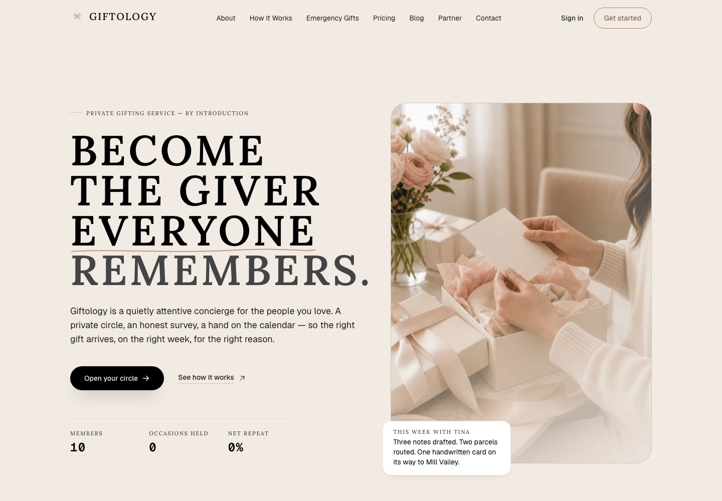Giftology project